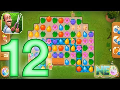 Gardenscapes: Gameplay Walkthrough Part 12 - Level 40 - 44 Complete (iOS, Android)