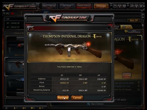 Crossfire NA - Buying VIP (Thompson Inferno Dragon) 2020!!