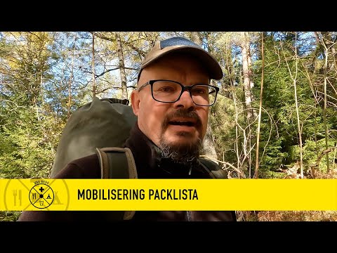 Om kriget kommer 12 - mobilisering packlista vid inkallelse