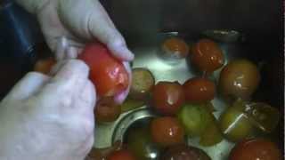 How to Peel Tomatoes for Canning ~ Noreen