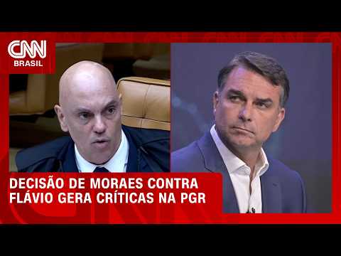 Entenda as críticas da PGR a decisão de Moraes contra Flávio Bolsonaro | BASTIDORES CNN