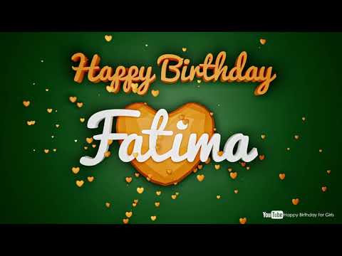 Fatima #birthday #special #video #Fatima #wishes