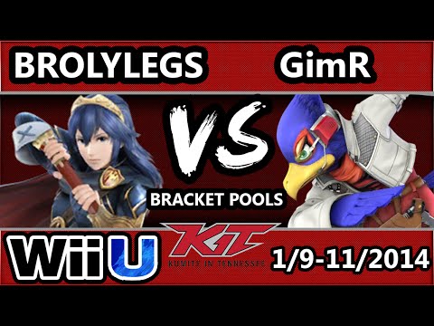 KiT 15 - VGBC | GimR (Falco) Vs. GG Brolylegs (Lucina) SSB4 Bracket Pools - Smash 4 Wii U