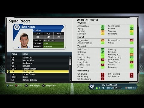 FIFA 14 Career Mode | Player Growth Test - Chelsea's Best Young Players At Full Potential