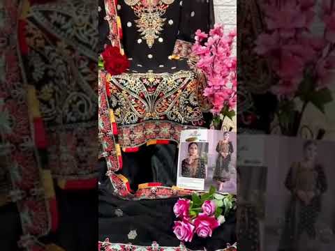 Ramsha R-554 Faux Georgette Wholesale Pakistani Suit Catalog – product video thumbnail