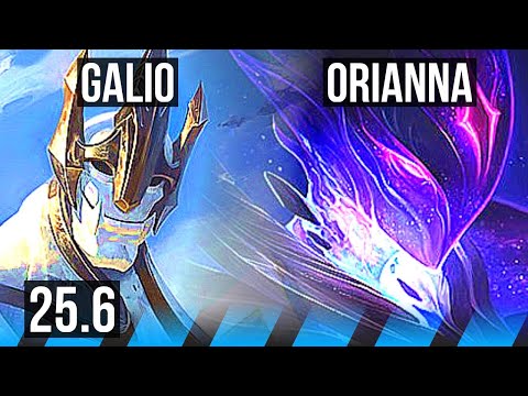 GALIO vs ORIANNA (MID) | 2/1/6 | KR Diamond | 25.6