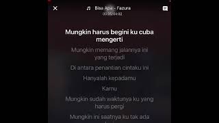 Karaoke - Fazura Bisa Apa