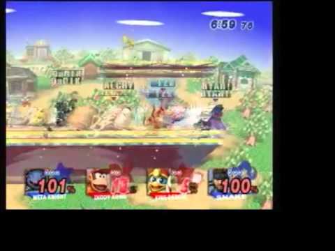 BAMF4 GF: fZk/Tech (Diddy&Wario/Dedede&Wario) vs Kenny/WTP (Snake/MK)