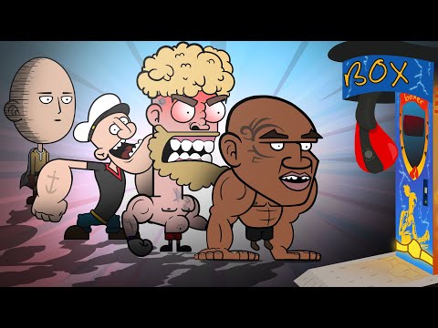 MIKE TYSON vs JAKE PAUL vs CONOR vs SAITAMA vs POPEYE (PUNCHING MACHINE)