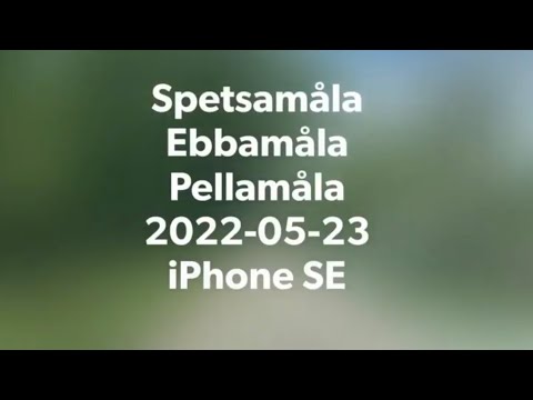 SPETSAMÅLA - Sneremåla - EBBAMÅLA - Pellamåla - mot ERINGSBODA - 2022-05-22 - iPhone - Slow Meadow