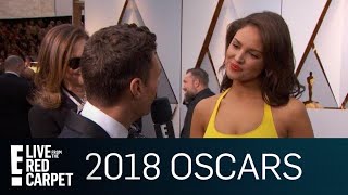 Eiza Gonzalez on Steve Carell: "He Wants Everyone Else to Shine" | E! Live from the Red Carpet