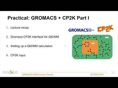 QM/MM with GROMACS+CP2K - Practical 1