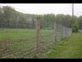 Stretching A Woven Wire Fence 