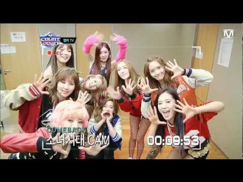[HD]130103 Mnet Count Down SNSD - Backstage pt.1-3