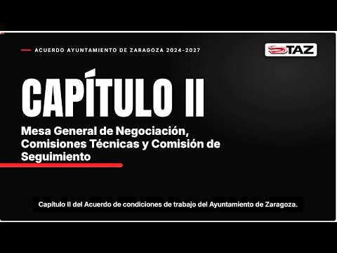 Vídeo: Capítulo II · Mesa y Comisiones