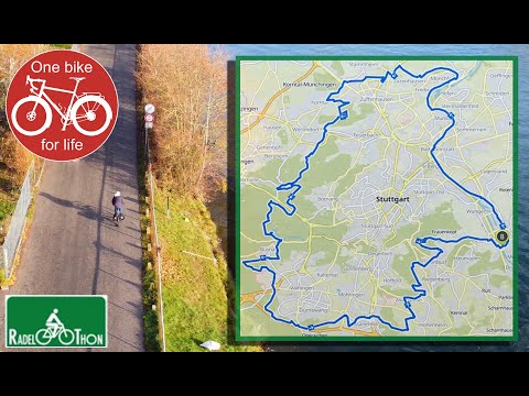 Radel-Thon | Cycle path around Stuttgart | Falkenjagd Titan Bike