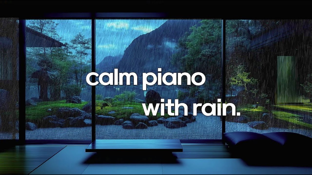 Piano Raindrops | Drift Into Peaceful Dreams and Study Better 🌧️🎹