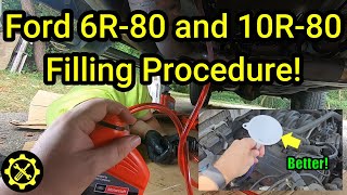 Ford Transmission 6R80 and 10R80 Filling Procedure!