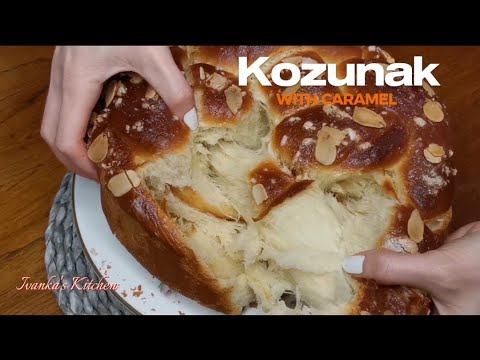 Bulgarian Easter Bread! KOZUNAK With CARAMEL- Step By Step!