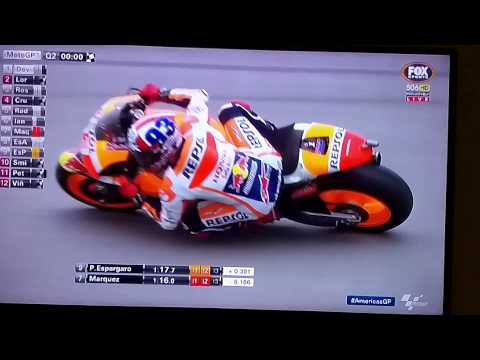 Marquez Austin GP qualifying lap