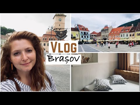 🇹🇩Vlog Brașov : centrul vechi Brașov , Strada Sforii și cazare Hotel Cezari aproape de centru