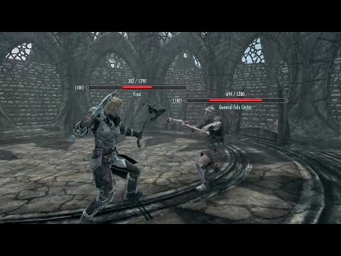 Skyrim Battles - Frea vs. Marcurio, Cultist, Ralis, Falx Carius, and more