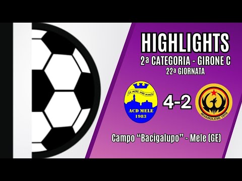 MELE - RIVAROLESE 4-2 | SECONDA CAT. C | 22° GIORNATA | 30/03/2025