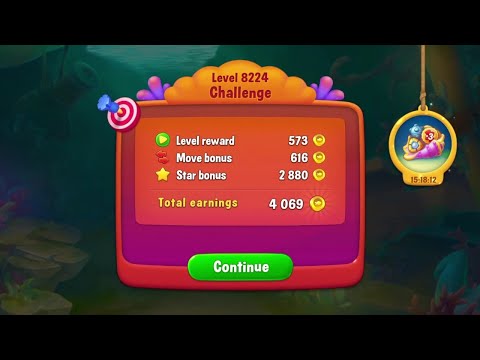 @Fishdom Win Strikes Level 8221 - Special Level 8224 Challenge