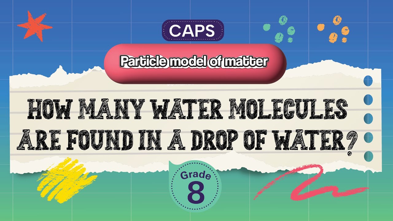 [GRADE 8] How many water molecules are found in a drop of water?