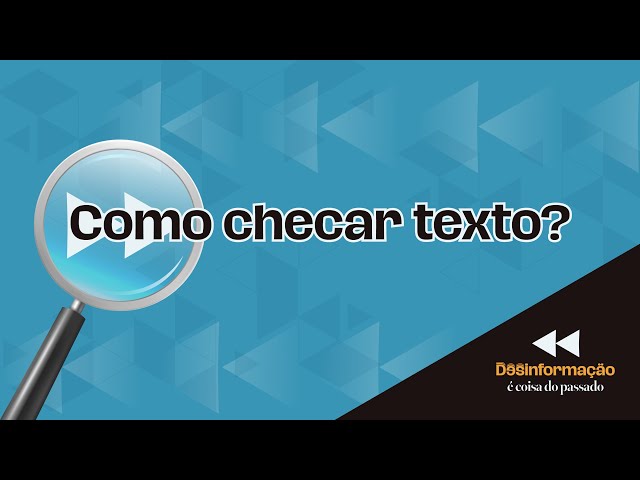 Como checar texto?