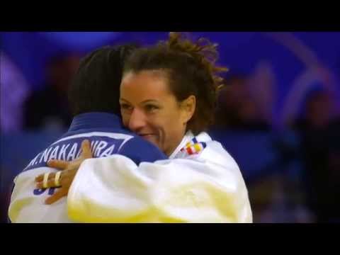 Misato Nakamura vs Andreea Chitu World Judo Championships 2015 - Astana