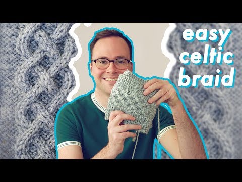 How to Knit an Easy Celtic Braid Cable