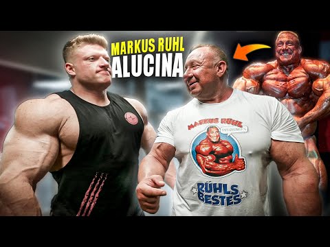 Old giant bodybuilder is amazed by URS and his current physical condition, 85 days after Mr. Olym...