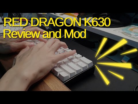 Redragon K630 Dragonborn Review and Mod: The budget GK61X