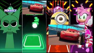 “Green Cat • Lightning McQueen • Minion • Amy Rose — PERFECT Rhythm Combo 🚀🎧”