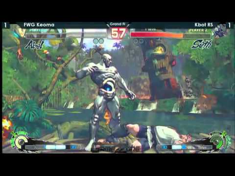 GamezZone SSF4_AE 2012 Grand Finals FWG Keoma (Abel) x Kbot Rs  (seth)