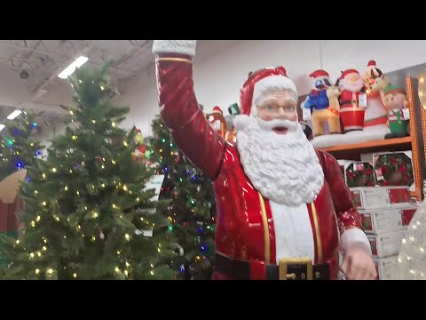 CHRISTMAS DECORATIONS AT THE HOME DEPOT