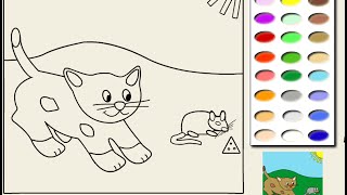 Cat Coloring Pages for Girls - Cat Coloring Pages