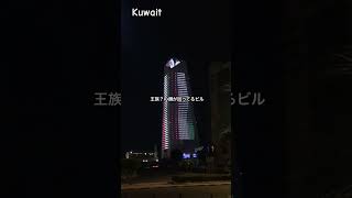 2020.1🇰🇼#kuwait #一人旅     (たぶん)王族の顔がぐるぐる回ってるビル どこへ行っても、国旗や王族のモチーフだらけだった#クウェート #arab #王族