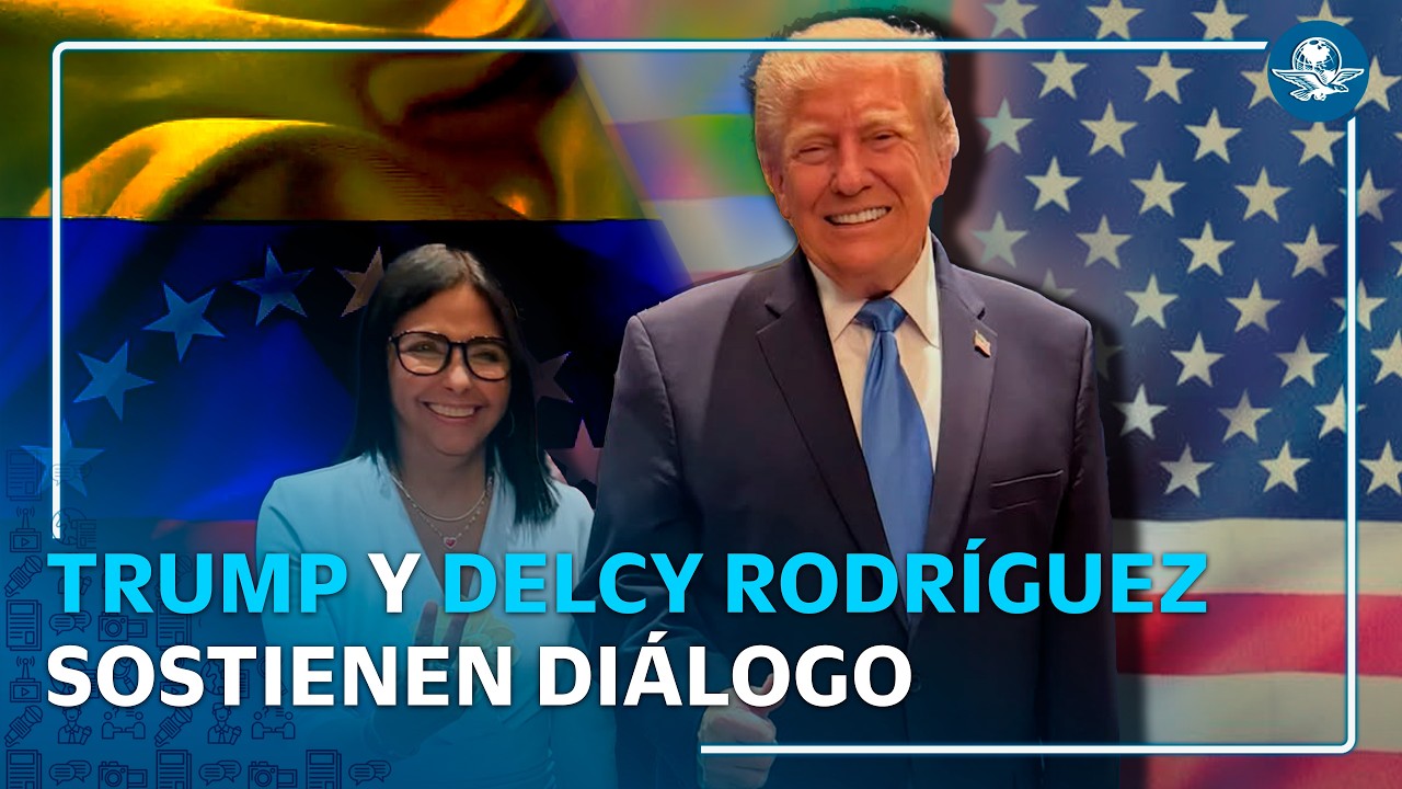 Trump y Delcy Rodríguez se reúnen; hablan de elecciones y reconstrucción política de Venezuela