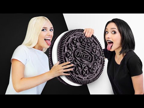 EPIC BLACK AND WHITE CHALLENGE! One Color for 24 Hours by RATATA!