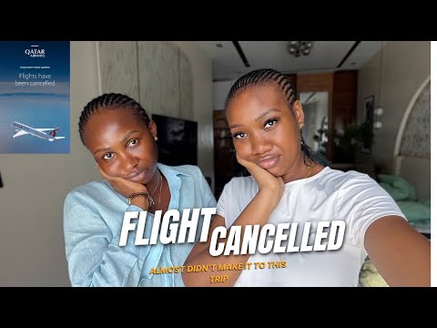 FLIGHT CANCELLED! WE THOUGHT THE TRIP WAS OVER 😳| BOOKING ANOTHER FLIGHT + MAMA’S 52nd  BIRTHDAY 🎂