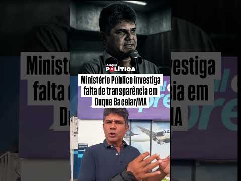 O Ministério Público do Maranhão abriu um Inquérito Civil para investigar ... (Leia a descrição)