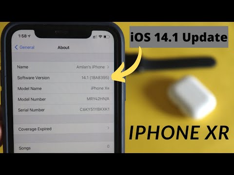 iOS 14.1 Update on iPhone XR !