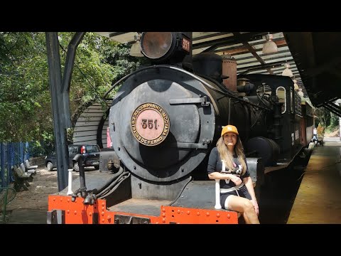 Locomotiva restaurada de Monte Alegre do Sul 🚂⛰️