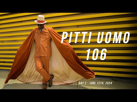 Pitti Uomo 106 Street Style 2024 - Men's Clothing and Accessory 2025 Collections, Day 2