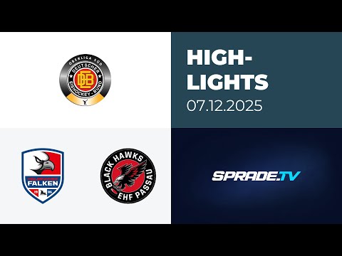 07.12.2025 - Highlights - Heilbronner Falken vs. EHF Passau Black Hawks