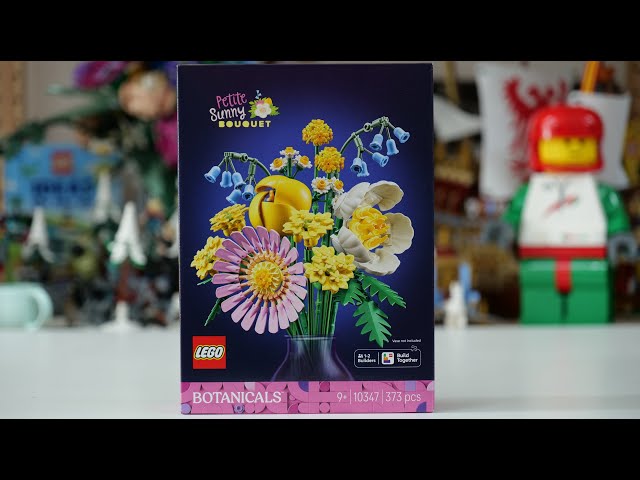 Vídeo relacionado con LEGO Botanicals Ramillete Rayos de Sol - Ramo de Flores Artificiales con Margaritas y Tulipanes de Juguete - Decoración de Escritorio - Regalo para Niñas de 9+ Años, Adolescentes y Mujeres 10347