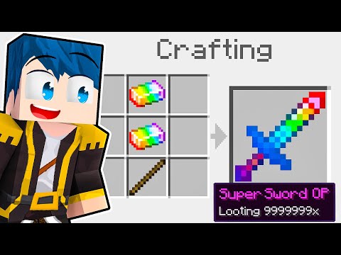 CREO LA SPADA INVINCIBILE PIÙ FORTE DI MINECRAFT!