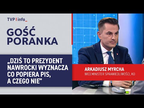 Arkadiusz Myrcha: Dziś to prezydent Nawrocki wyznacza co popiera PiS, a czego nie | GOŚĆ PORANKA